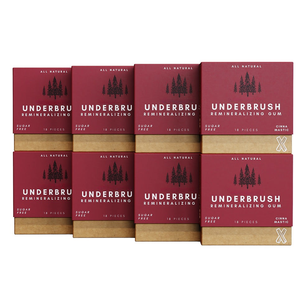 Findglee Underbrush Remineralizing Chewing Gum with Nano-Hydroxyapatite
