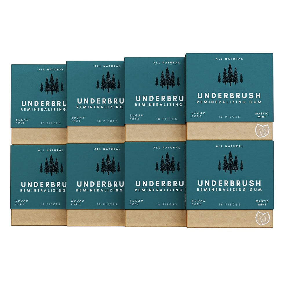 Findglee Underbrush Remineralizing Chewing Gum with Nano-Hydroxyapatite