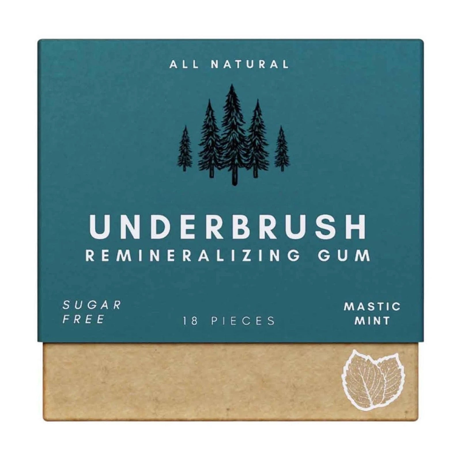 Findglee Underbrush Remineralizing Chewing Gum with Nano-Hydroxyapatite