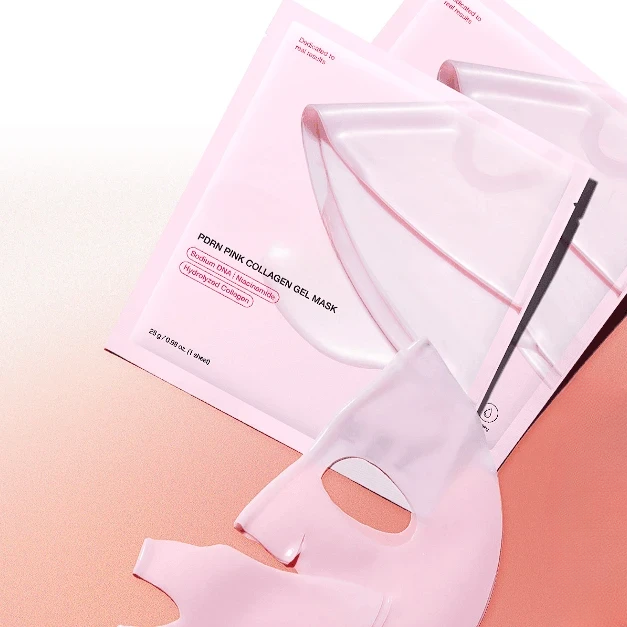 Findglee PDRN Pink Collagen Gel Mask featuring Salmon DNA for Radiant, Luminous Skin