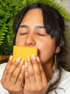 Findglee Lemon Turmeric & Kojic Acid Brightening Bar Soap for Dark Spots and Even Skin