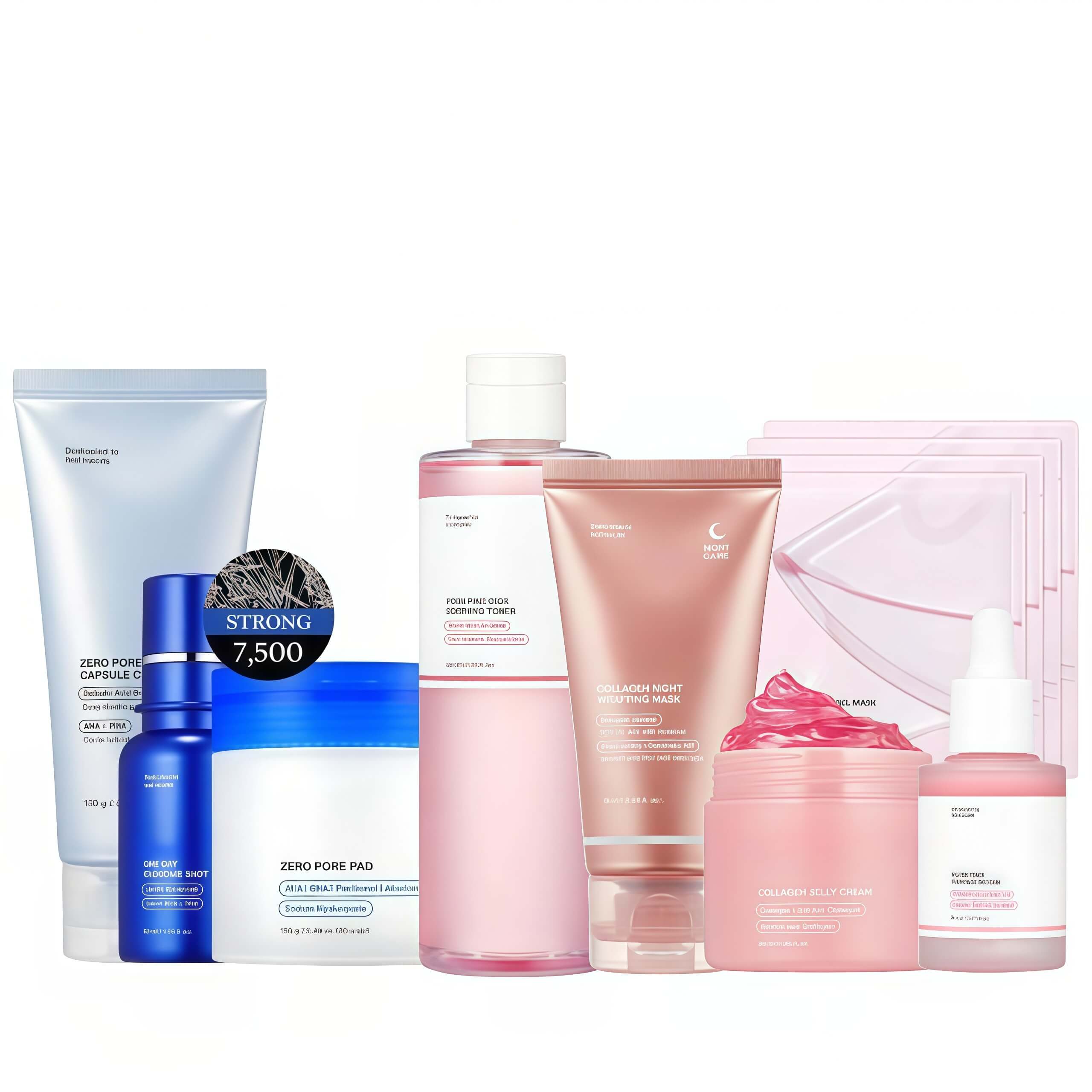 Affordable Glass Glow 8-Piece K-Beauty Skincare Set