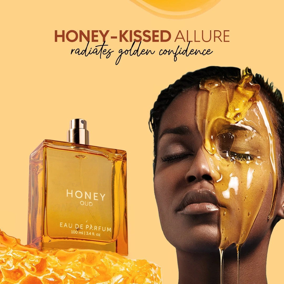 Findglee Honey Oud Eau de Parfum featuring Bergamot, Oud & Amber for Unisex Wear 100ml