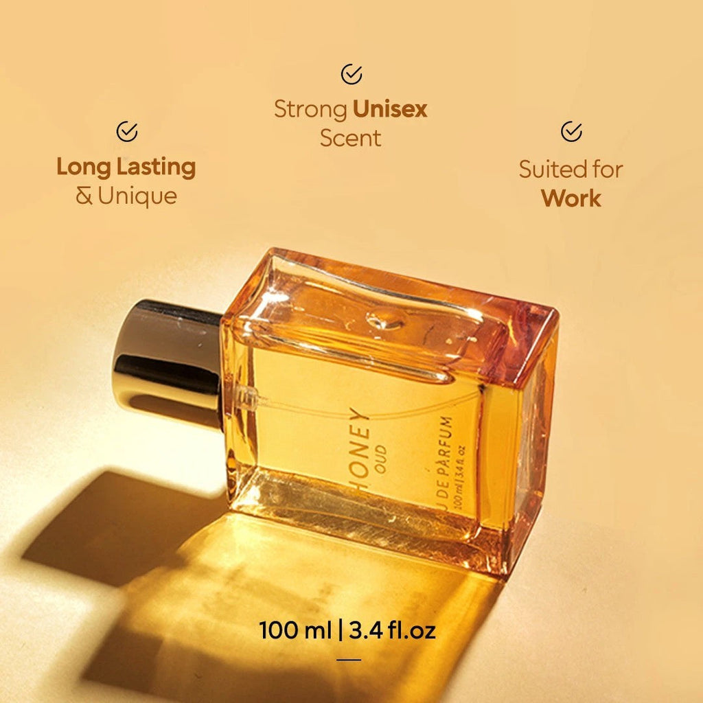 Findglee Honey Oud Eau de Parfum featuring Bergamot, Oud & Amber for Unisex Wear 100ml
