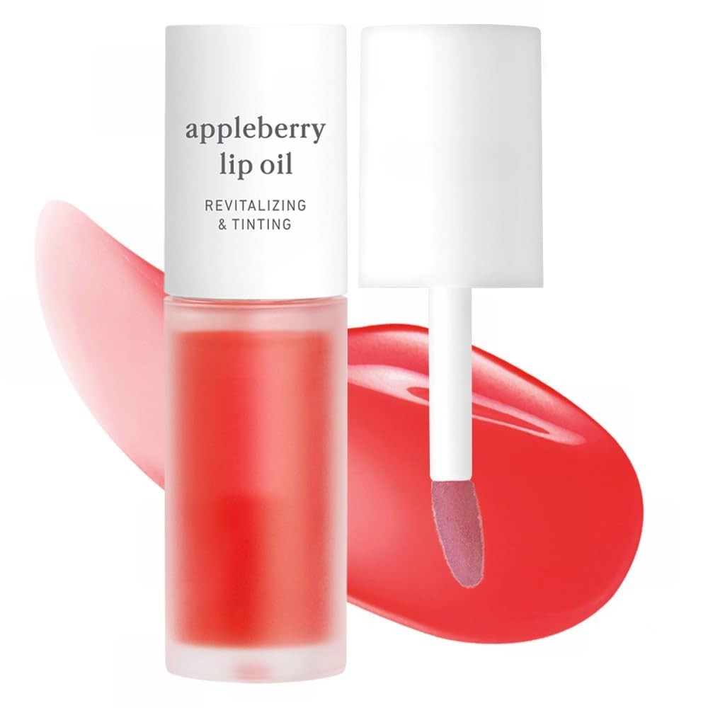 Findglee Korean Lip Oil Trio – Appleberry, Appleplum & Applewine, Sheer Tinted Gloss Set