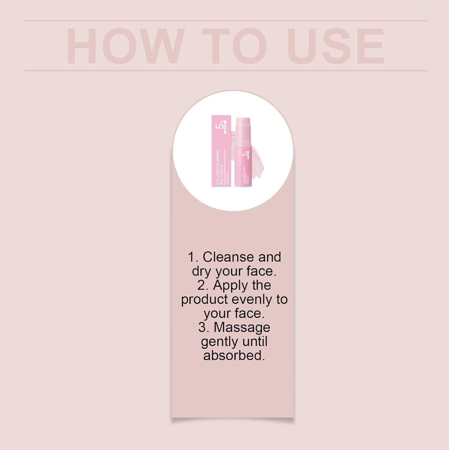 Multi-Use Pink Collagen Balm Stick