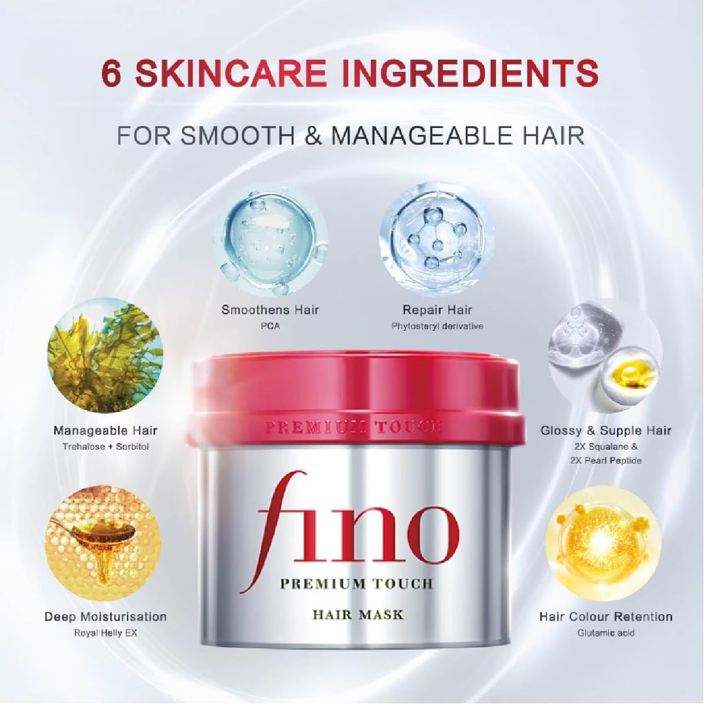 Findglee Fino Premium Touch Hair Mask for Damaged & Color-Treated Hair 230g
