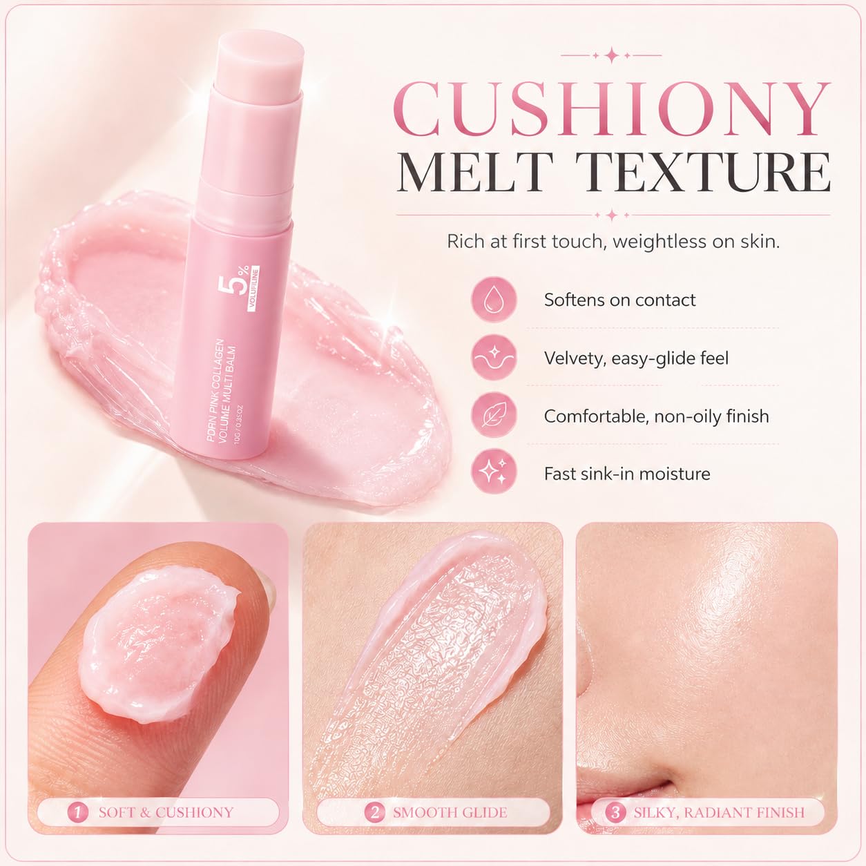 2026 PDRN Pink Collagen Volume Multi Balm Stick