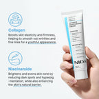 Findglee NIDA Youthful Formula Dry Skin Moisturizer with Hyaluronic Acid, Niacinamide & Collagen