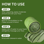Findglee Holy Basil Bubble Deep Mask with Korean Clay & PHA for Pores, Blackheads & Blemishes