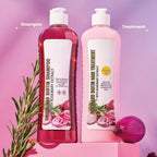 Findglee Onion Biotin & Rosemary Shampoo + Treatment Set for Thicker, Fuller Hair