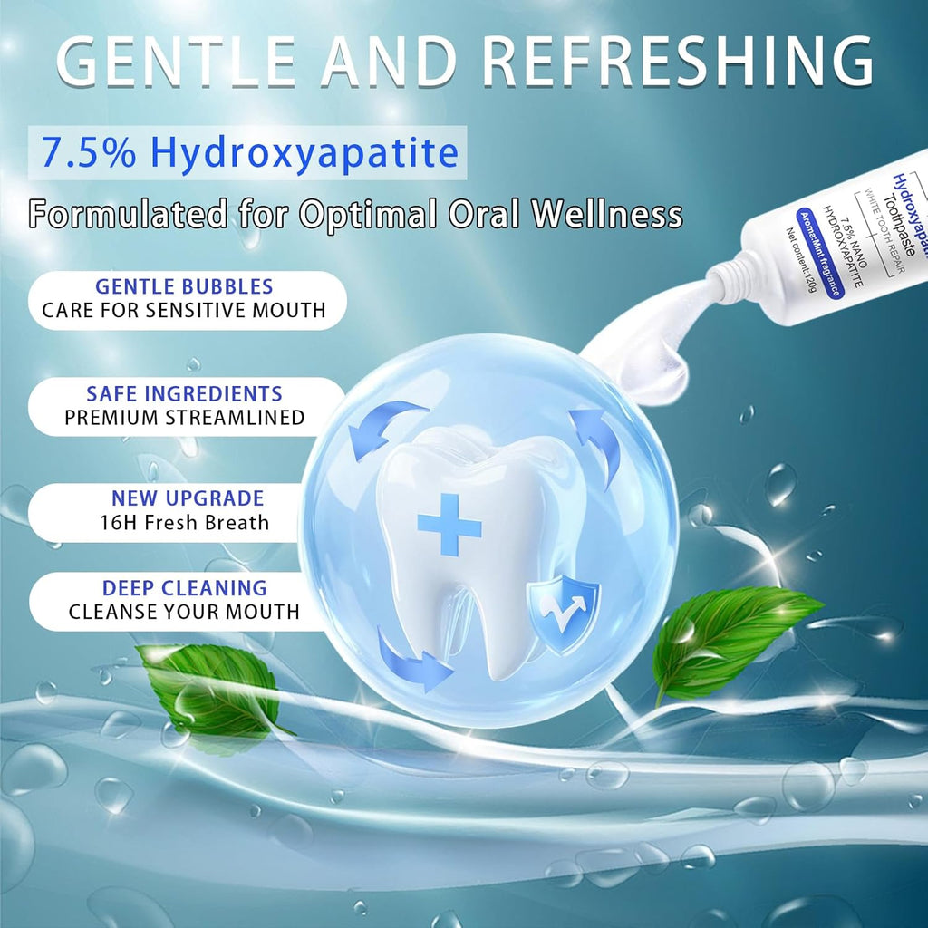 Findglee Nano Hydroxyapatite Toothpaste with 7.5% nHAP for Enamel Remineralization Care