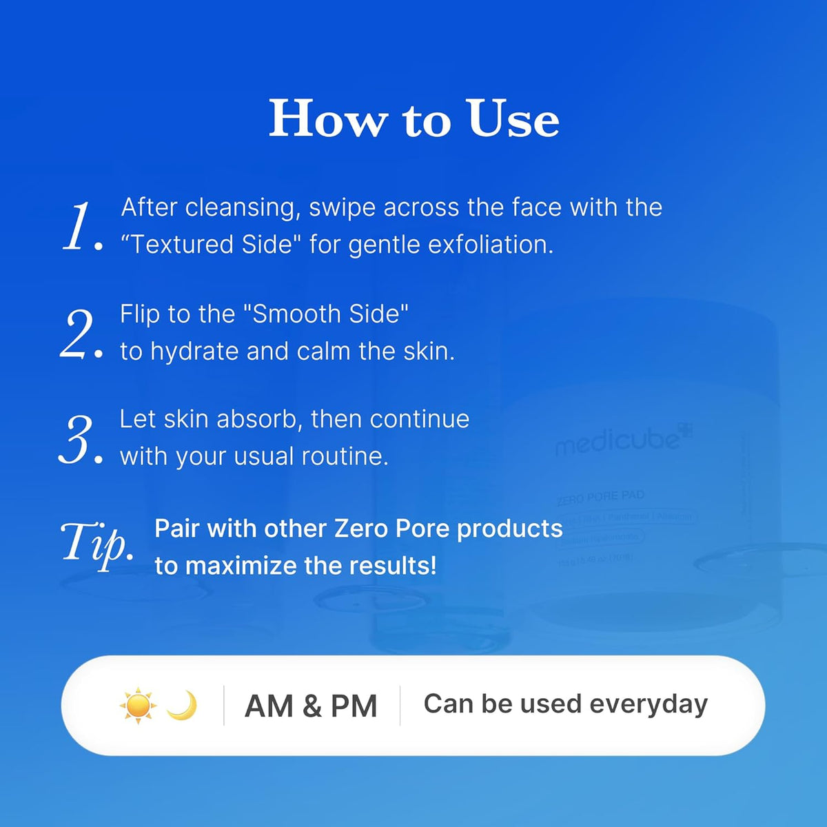 Medicube 2.0 Toner Pads Zero Pore Pad 70 Pads