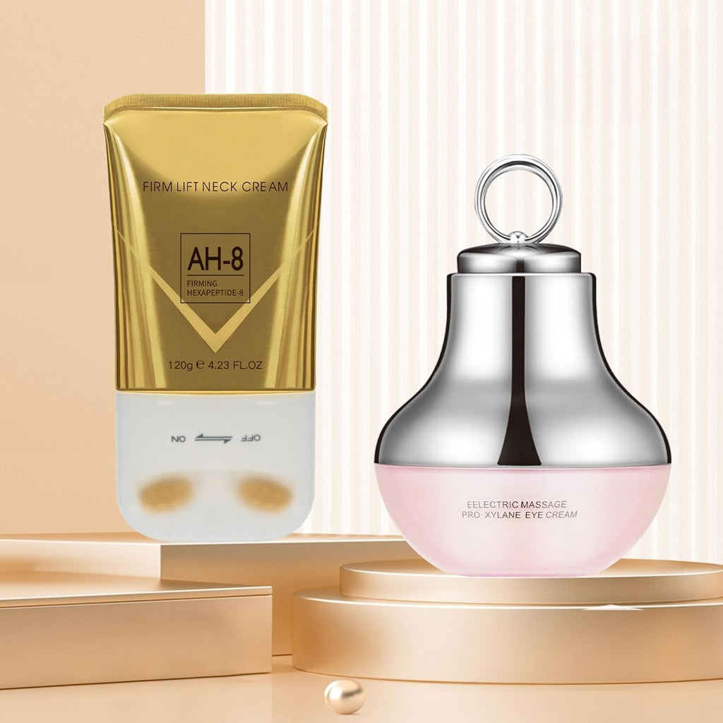 Findglee Firming Neck & Eye Cream Duo with Peptides for Lifting, Fine Lines & Elasticity