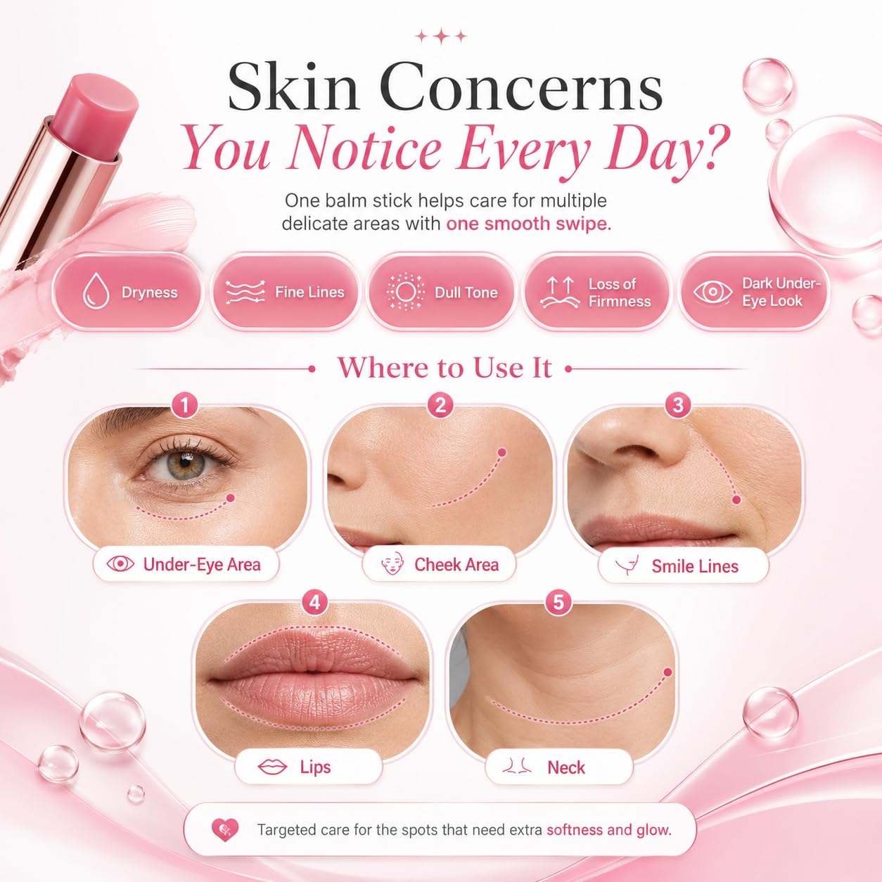 2026 PDRN Pink Collagen Volume Multi Balm Stick