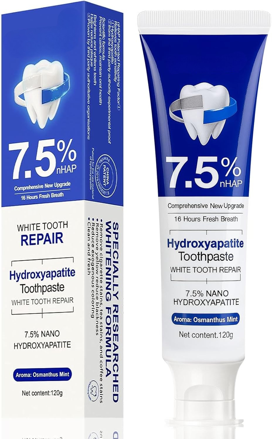 Findglee Nano Hydroxyapatite Toothpaste with 7.5% nHAP for Enamel Remineralization Care