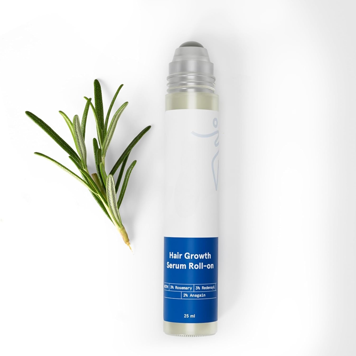 Findglee Hair Growth Serum Roll-On with Rosemary, Redensyl & Peptides