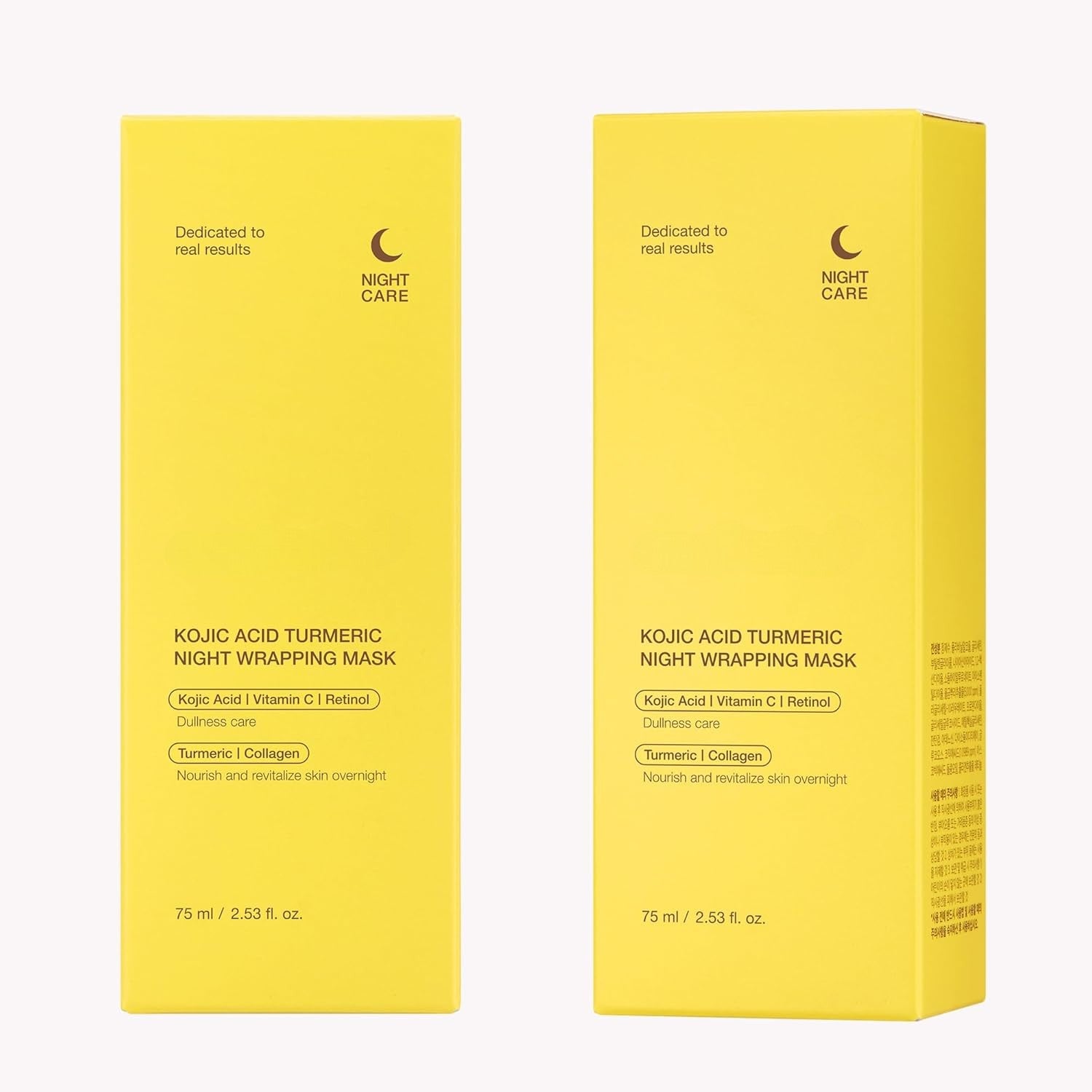 Findglee Kojic Acid & Turmeric Overnight Peel-Off Mask featuring Vitamin C & Retinol
