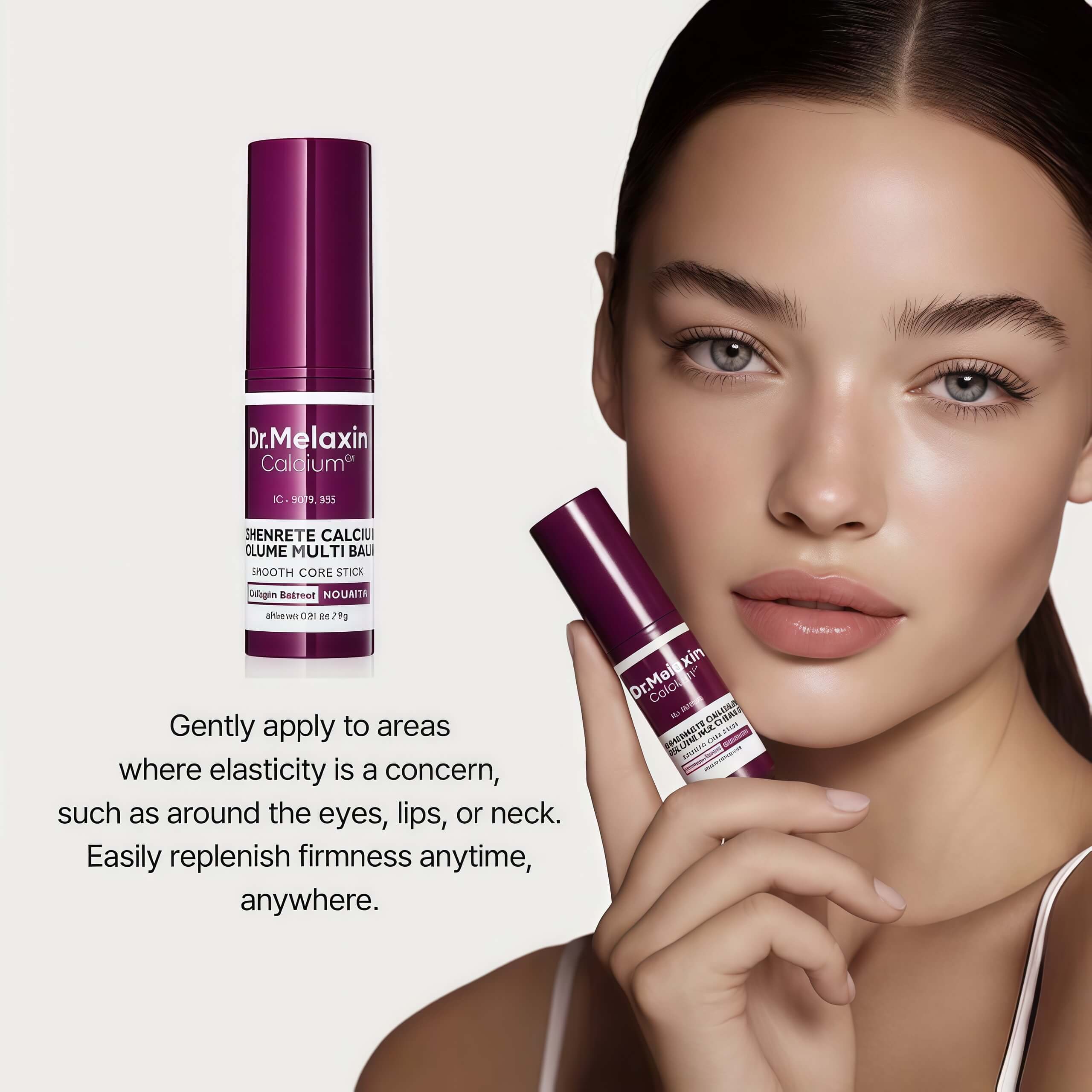 Collagen Boost Skincare Set with Calcium, Hyaluronic Acid & Elastin for Wrinkles and Lifting