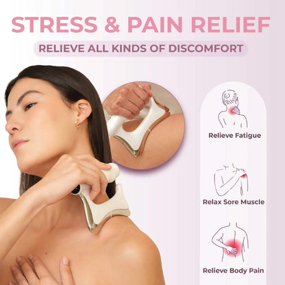 Findglee™ BodySculpt Pro | Heated EMS Gua Sha Muscle Massager