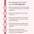 Findglee Champagne Firming Body Cream — Luxe-Lift Complex & Pink Pepperslim Firming Formula