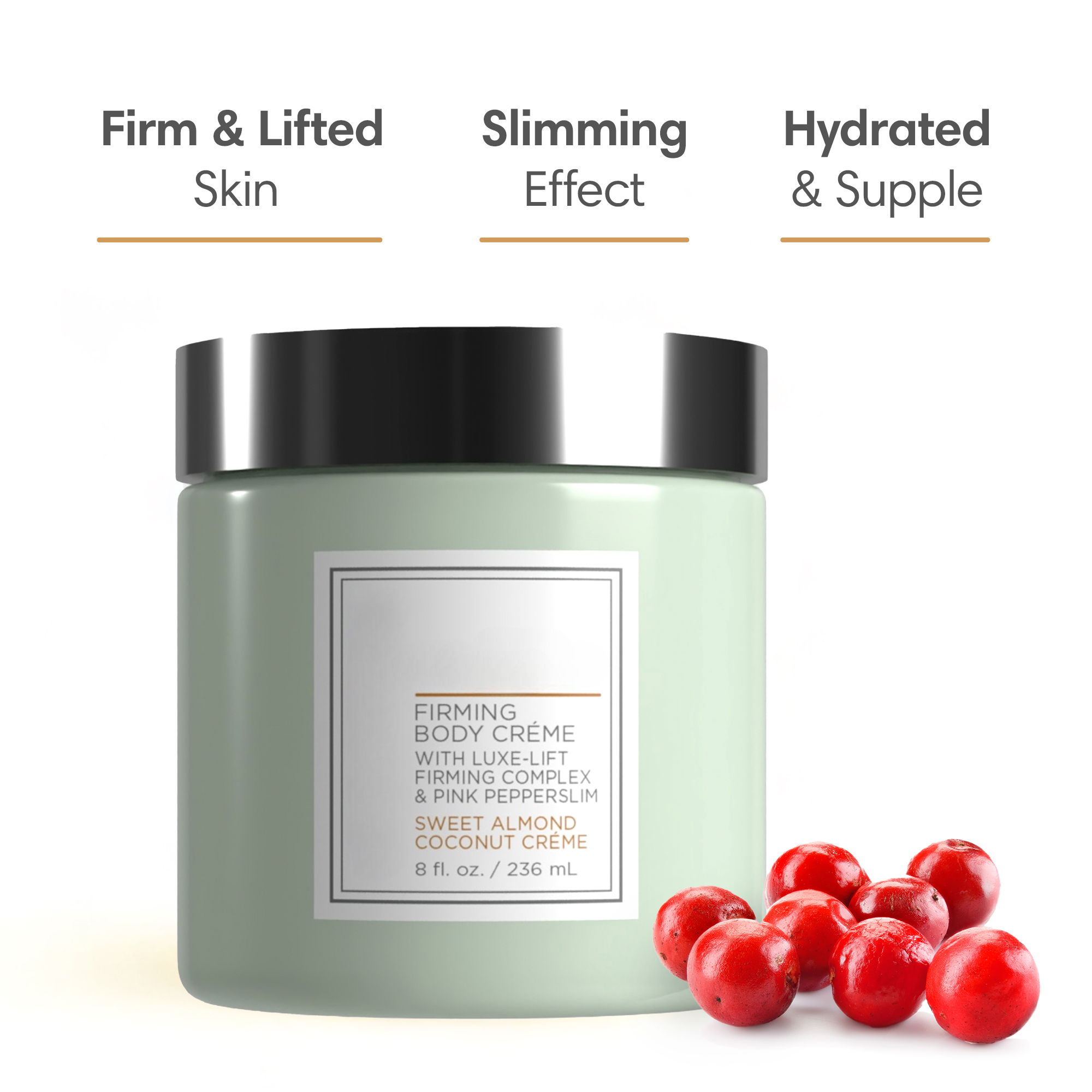 Findglee Champagne Firming Body Cream — Luxe-Lift Complex & Pink Pepperslim Firming Formula