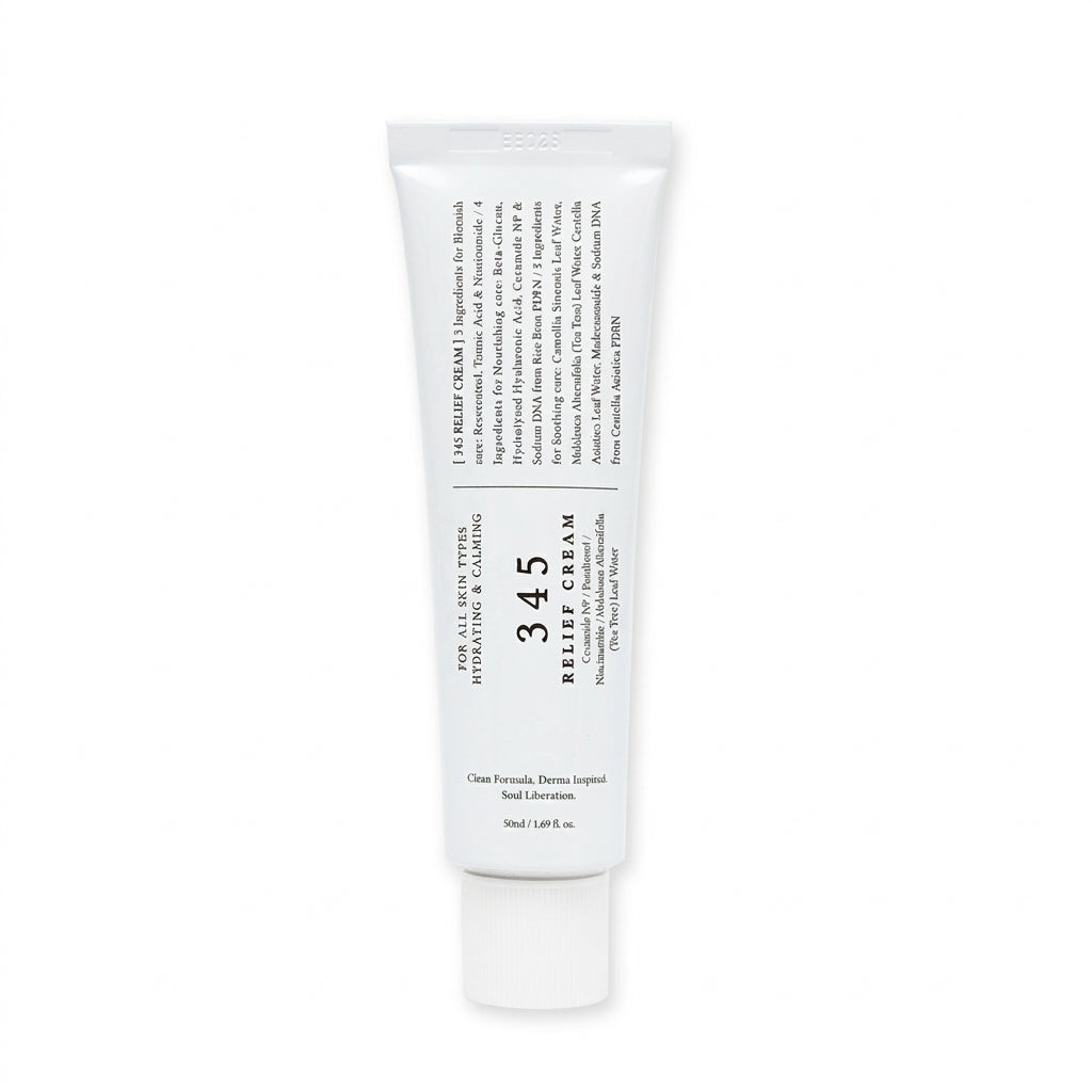 Findglee 345 Relief Cream Ceramide Moisturizer with Niacinamide for Sensitive Skin & Blemishes