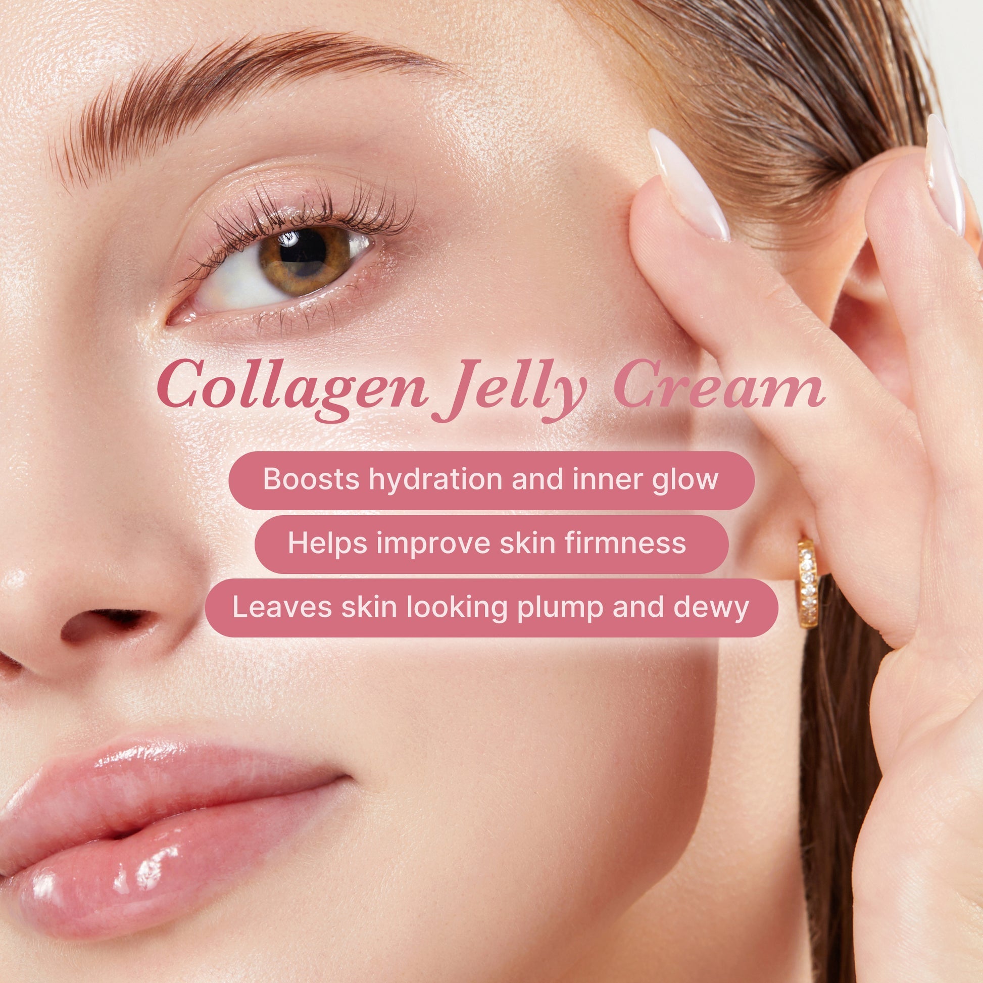 Collagen Niacinamide Jelly Cream for Elasticity, Firming & Radiance