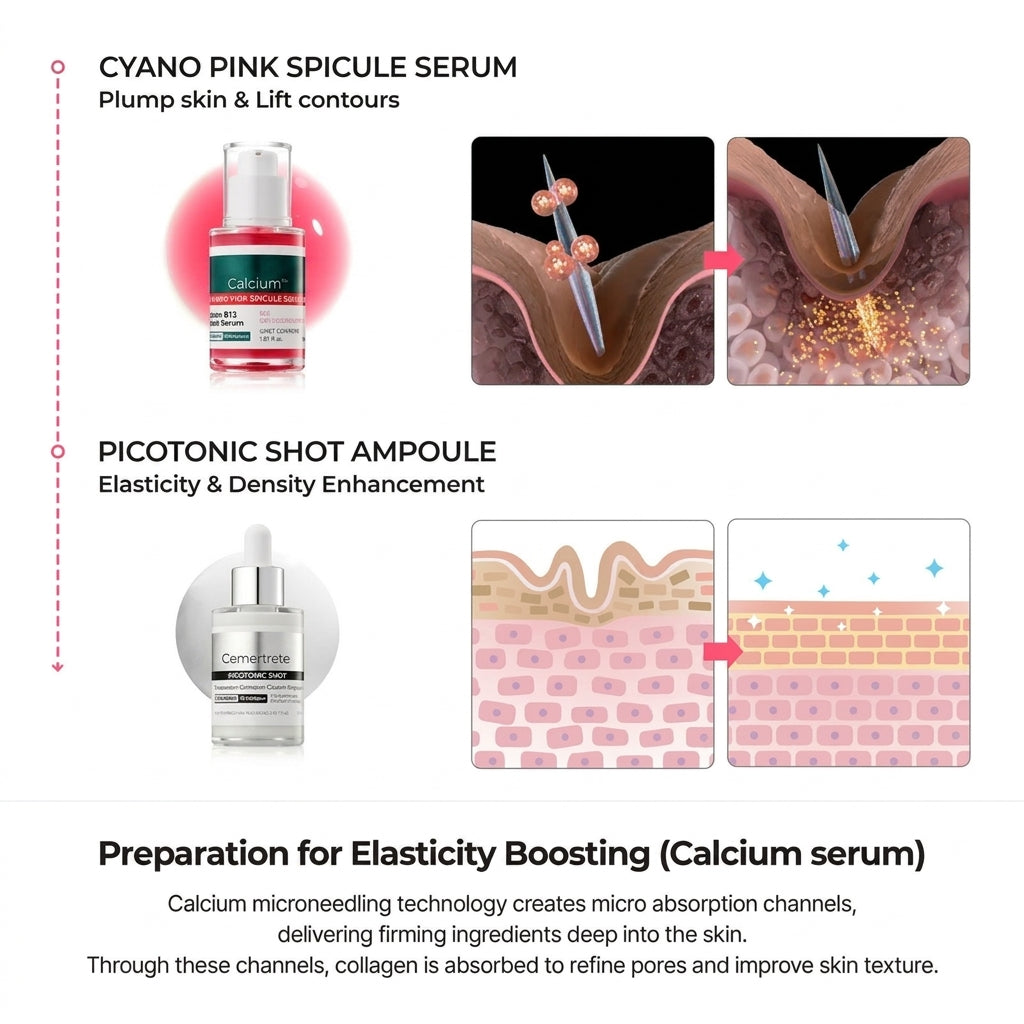 Findglee Collagen Boost Skincare Set with Calcium, Hyaluronic Acid & Elastin for Wrinkles and Lifting