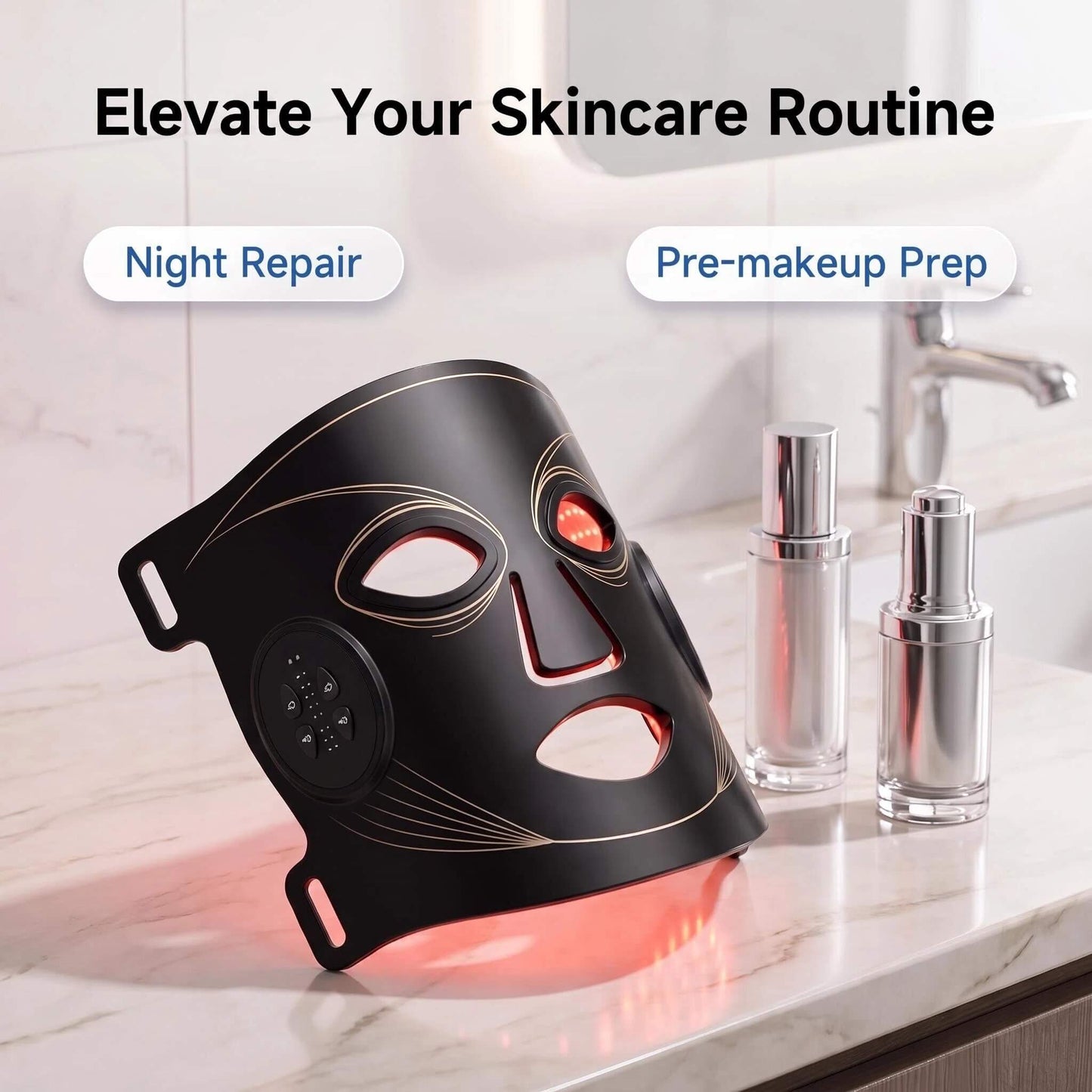 FindGlee™ GLOW Wireless EMS & LED Mask