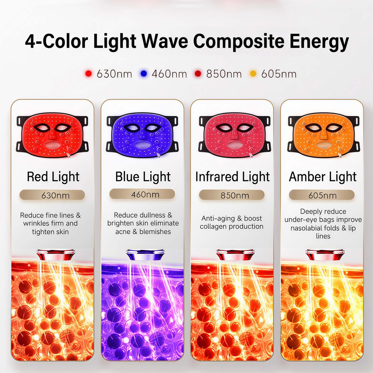 FindGlee™ GLOW Wireless EMS & LED Mask