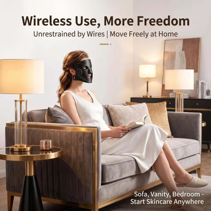 FindGlee™ GLOW Wireless EMS & LED Mask