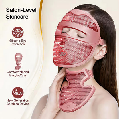 FindGlee™ GLOW Wireless Face + Neck &  Chest Mask Set