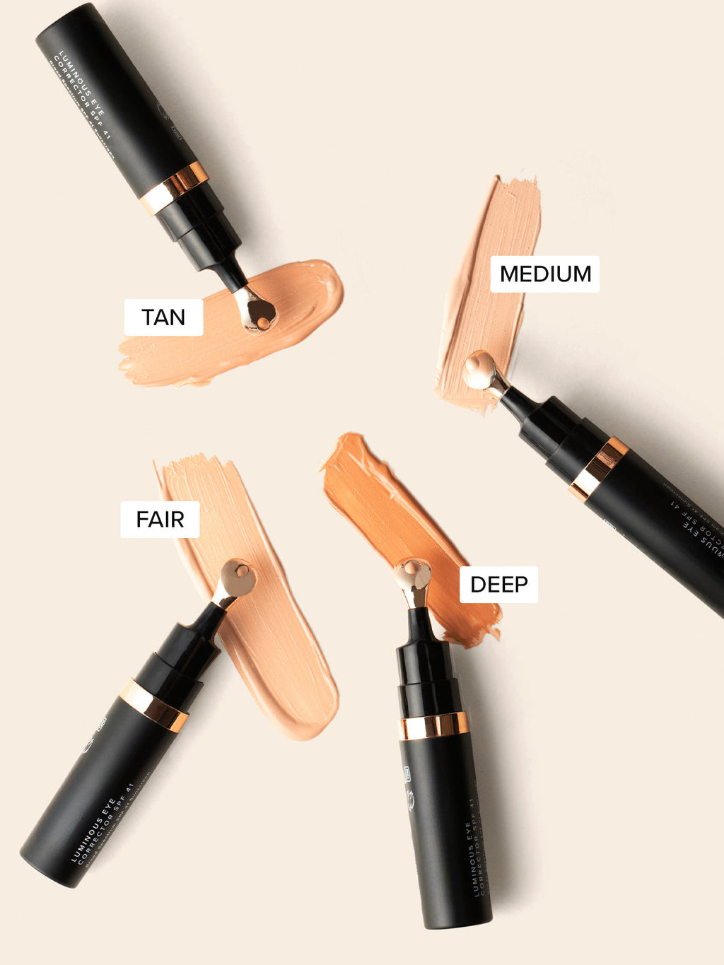 Findglee Luminous Eye Corrector Concealer SPF 41 with Peptides for Dark Circles, Fine Lines & Puffiness