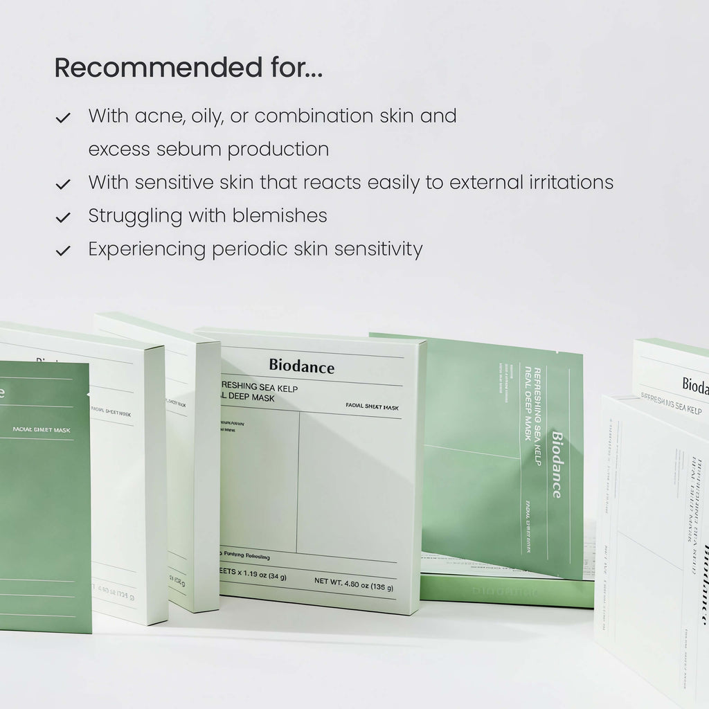 Maskholic Set | Collagen, PDRN, Ceranol, Seakelp (4*4, 16ea)
