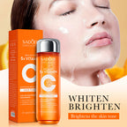 Findglee Korean 5X Vitamin C Skincare Set with Cleanser, Toner, Serum, Lotion, Eye and Face Cream