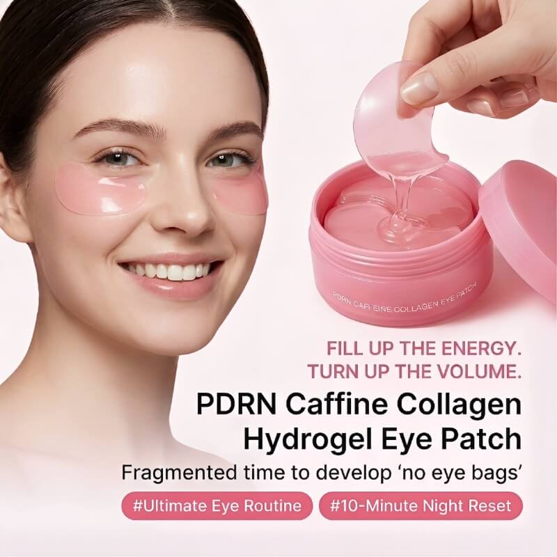 PDRN Pink Volufiline Balm & Caffeine Collagen Eye Patch Set