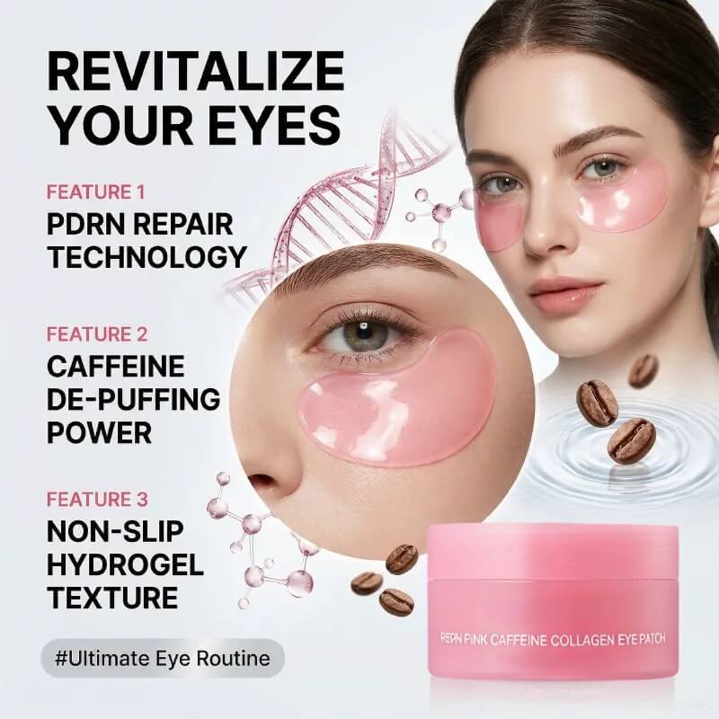 PDRN Pink Volufiline Balm & Caffeine Collagen Eye Patch Set