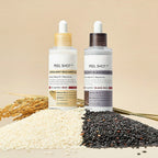 Findglee Peel Shot Korean Skincare Set with Niacinamide & Rice Toner for Dull Skin