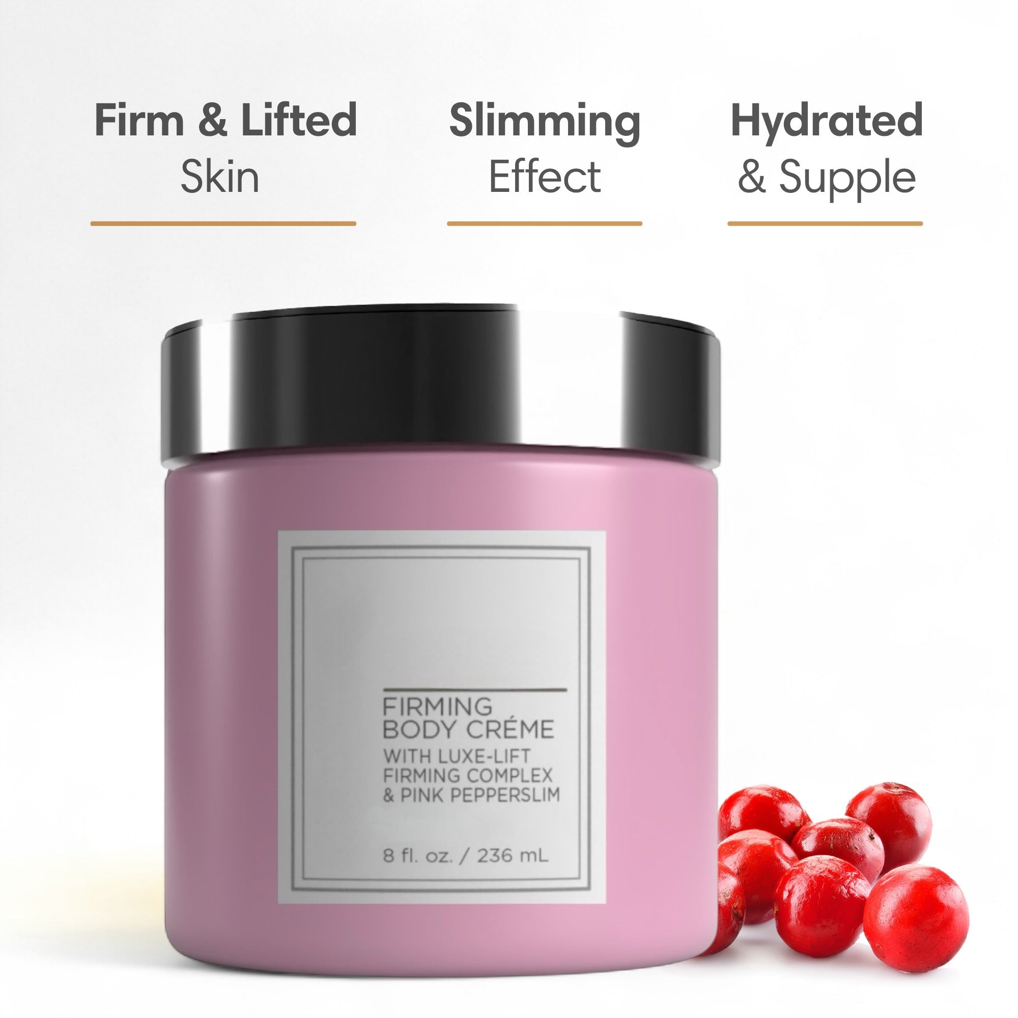 Findglee Champagne Firming Body Cream — Luxe-Lift Complex & Pink Pepperslim Firming Formula