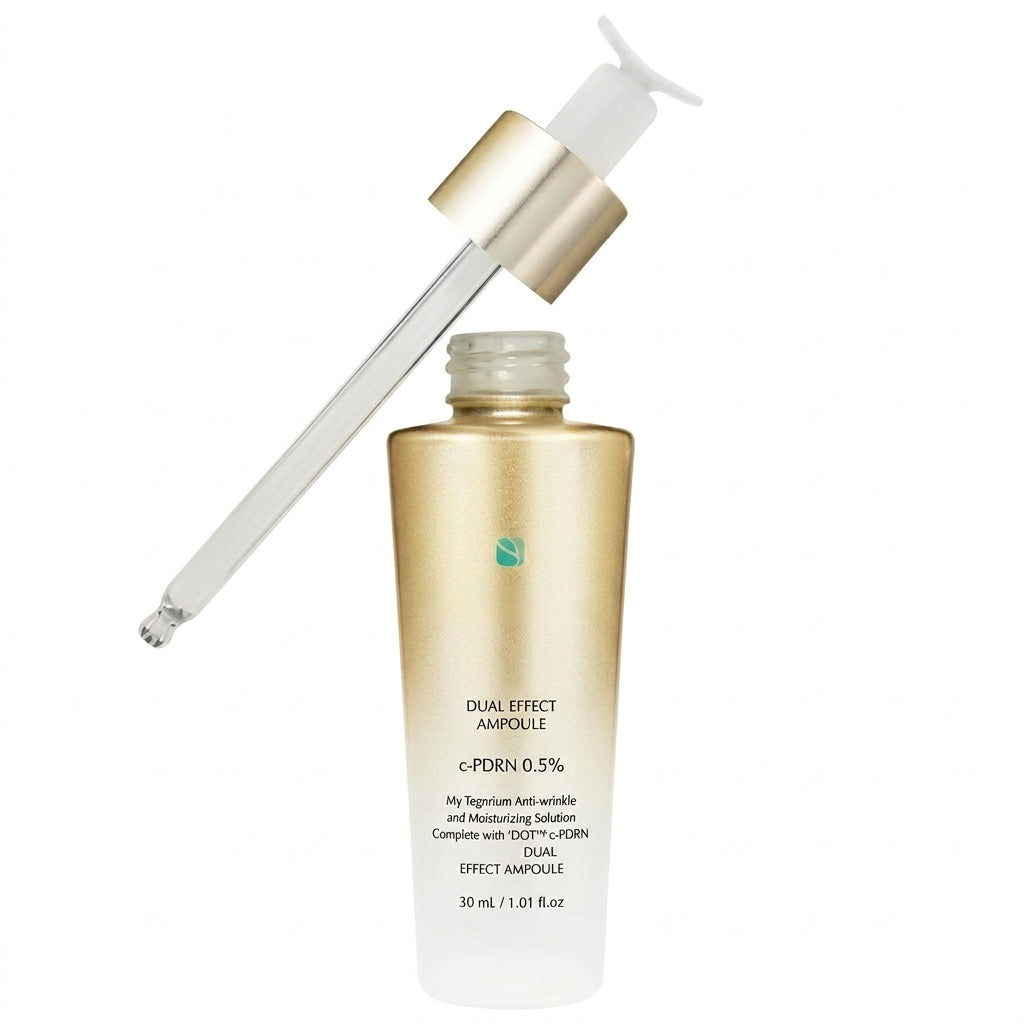Findglee Dual Effect Ampoule DOT DUAL c-PDRN Salmon DNA Face Serum with Ceramide NP for Anti Aging