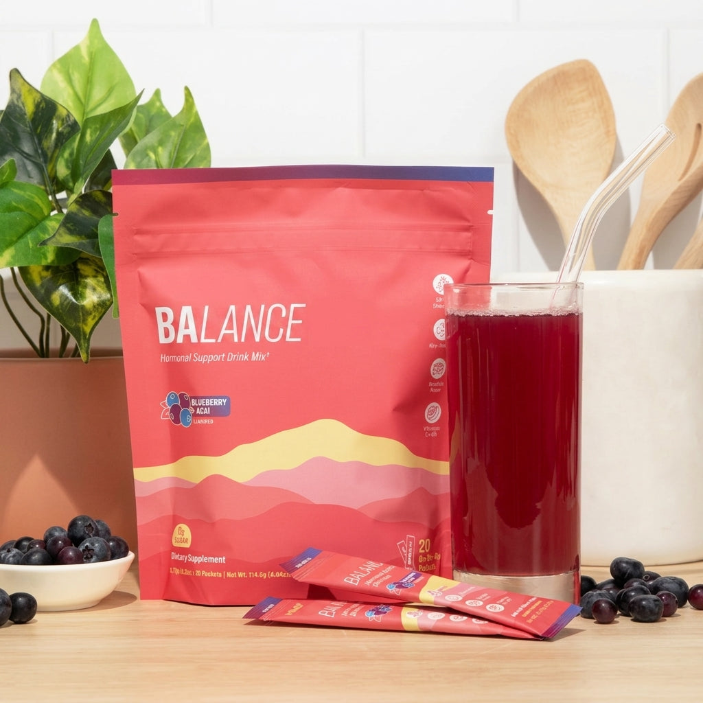 Findglee Balance Hormone Support Drink Mix with Myo-Inositol, Shatavari & Rhodiola