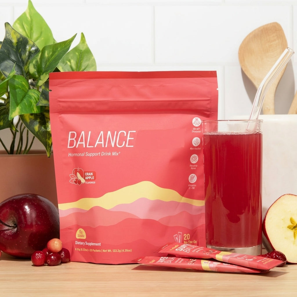 Findglee Balance Hormone Support Drink Mix with Myo-Inositol, Shatavari & Rhodiola