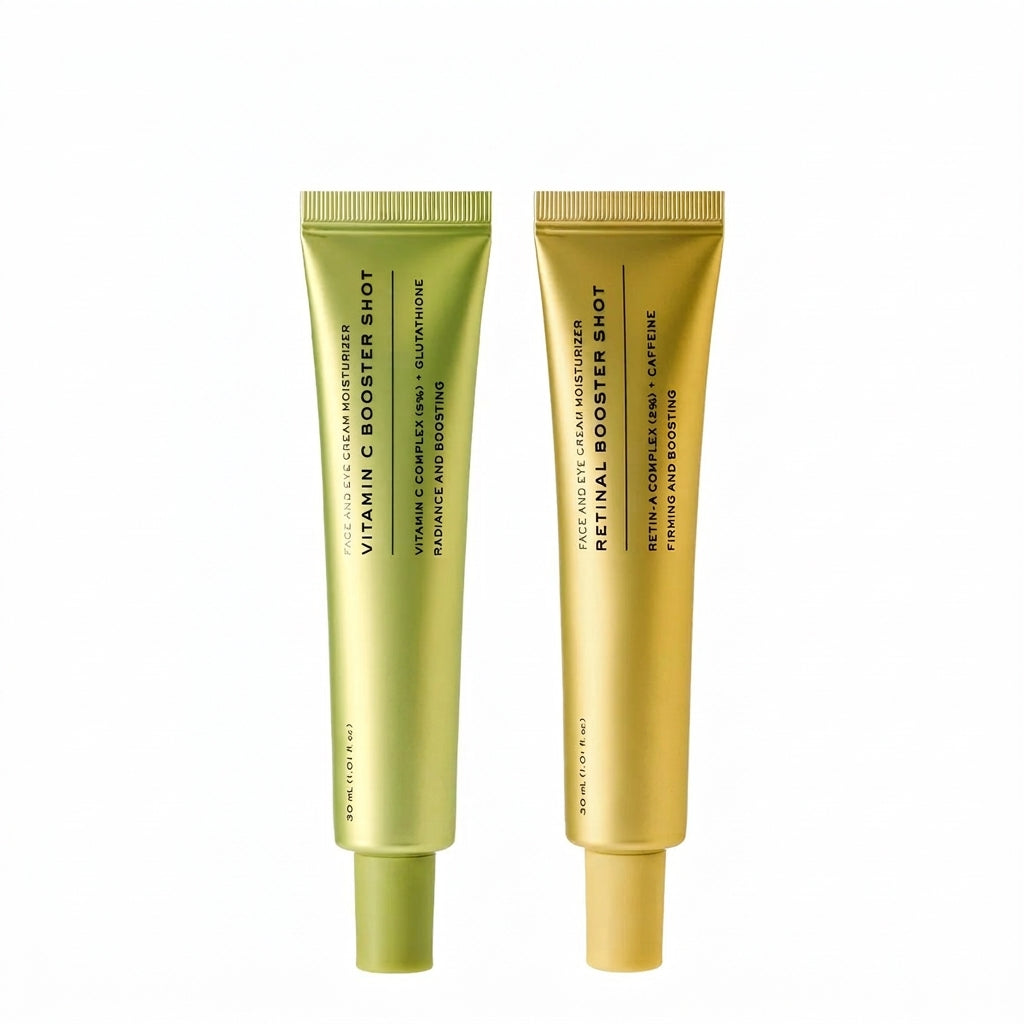 Findglee Booster Shot Vitamin C & Retinal Duo for Dark Spots, Pores & Blemishes