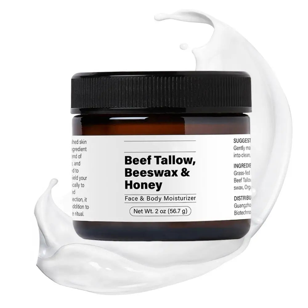 Findglee Beef Tallow Beeswax and Honey Moisturizer featuring Organic Grass-Fed Formula