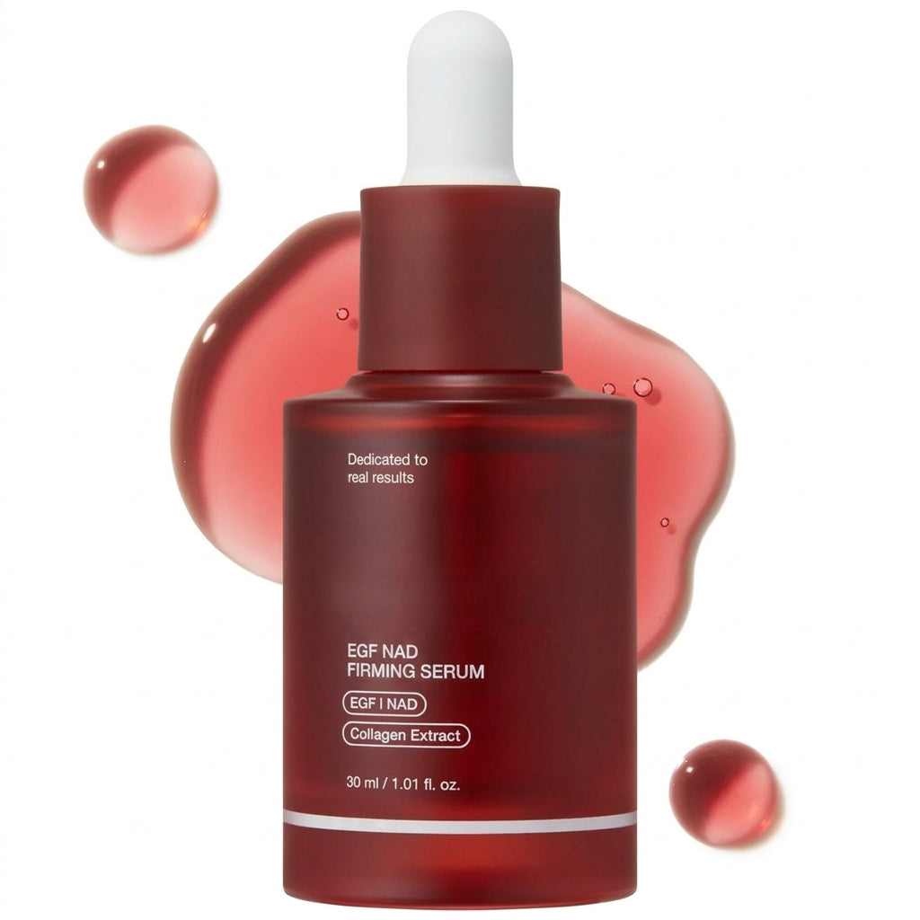 Findglee NAD+ EGF Korean Skincare Firming Serum with Collagen & Peptides for Fine Lines and Elasticity