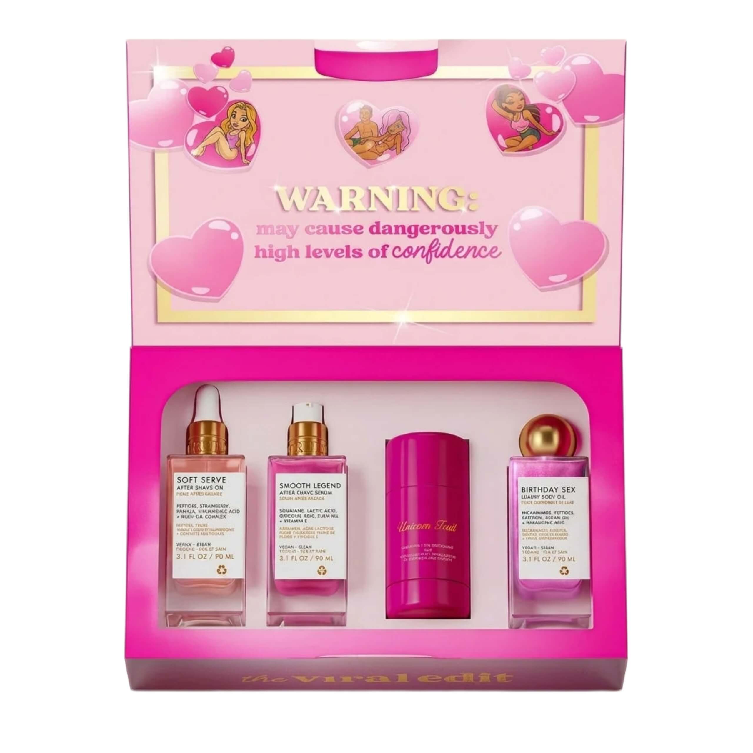 The Viral Edit Soften, Smooth, Brighten & hydrate Skin Set