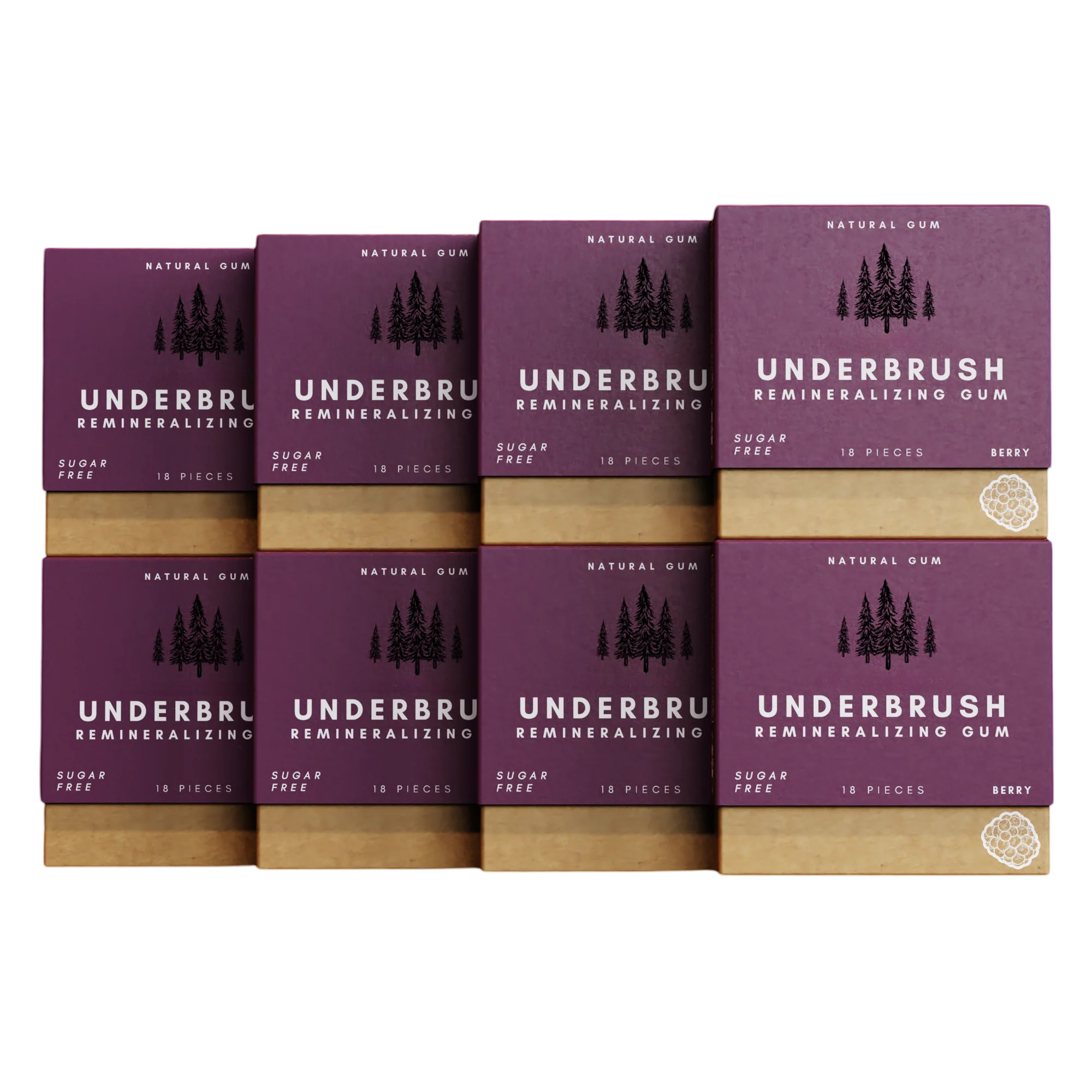 Findglee Underbrush Remineralizing Chewing Gum with Nano-Hydroxyapatite