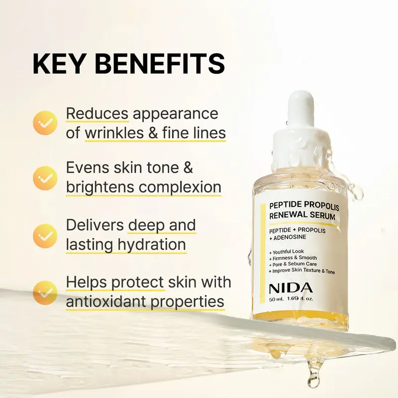 Findglee NIDA Hydrating Serum Duo with Peptides & Hyaluronic Acid for Fine Lines