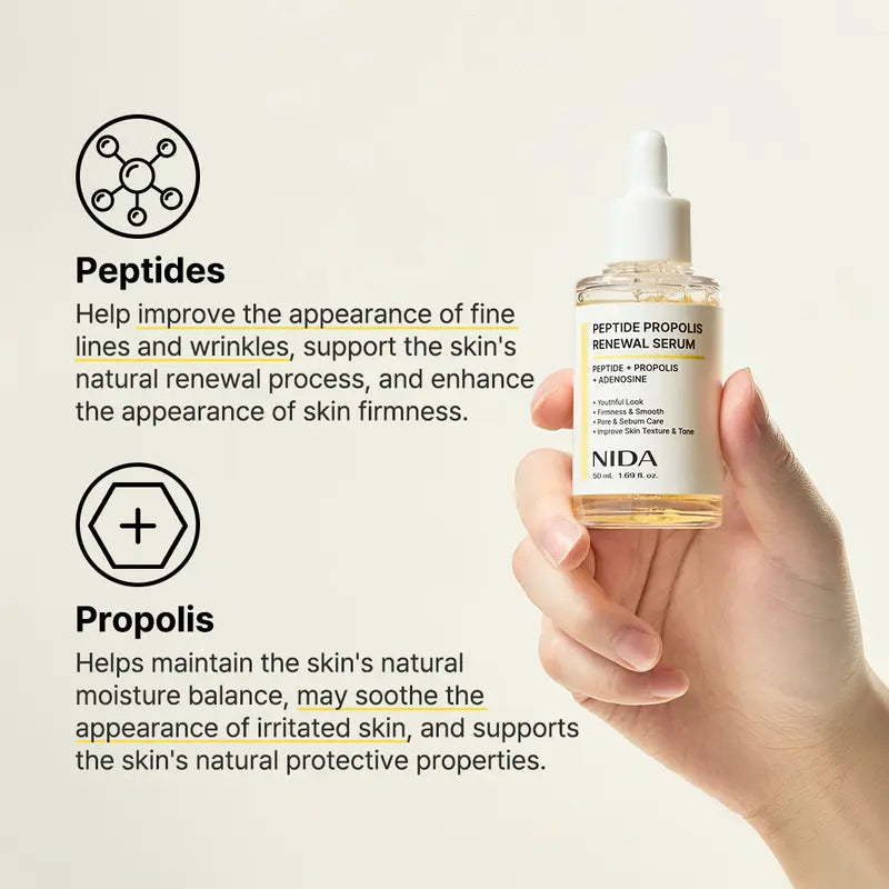 Findglee NIDA Hydrating Serum Duo with Peptides & Hyaluronic Acid for Fine Lines